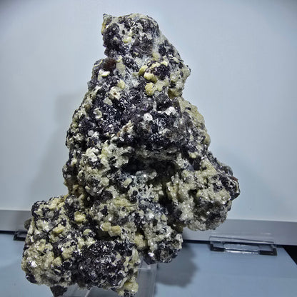 XXL Colorful Phantom Fluorite, Schorl Tourmaline, Hyalite, Muscovite Erongo, Namibia 190*115*95mm #12690