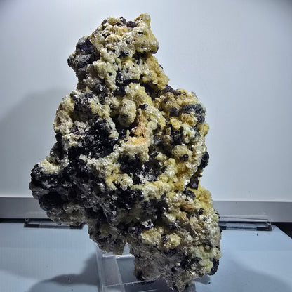 XXL Colorful Phantom Fluorite, Schorl Tourmaline, Hyalite, Muscovite Erongo, Namibia 190*115*95mm #12690