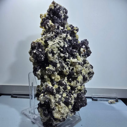 XXL Colorful Phantom Fluorite, Schorl Tourmaline, Hyalite, Muscovite Erongo, Namibia 190*115*95mm #12690