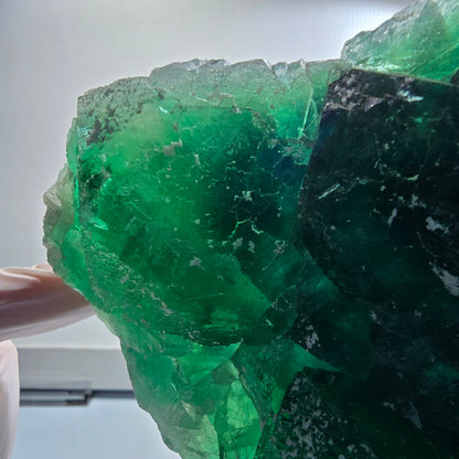 XXL Phantom Fluorite Cube Specimen, tessellated, green Okorusu Namibia 170*139*42mm #12696