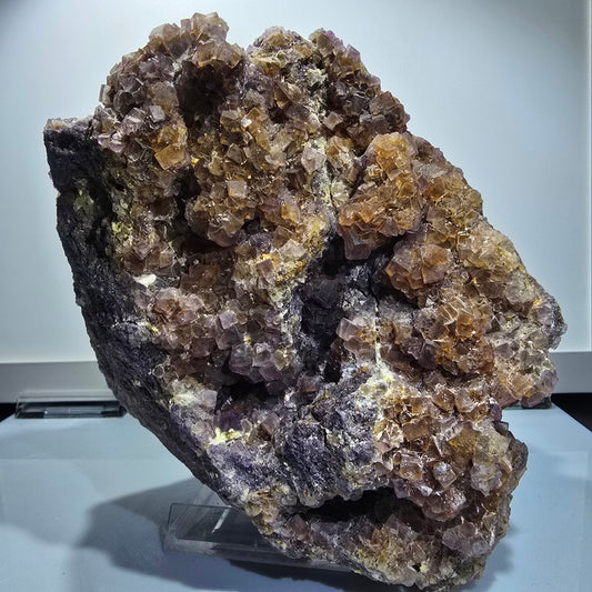 XXL Phantom Fluorit Würfel Stufe grün lila Okorusu, Namibia 173*132*98mm #12699
