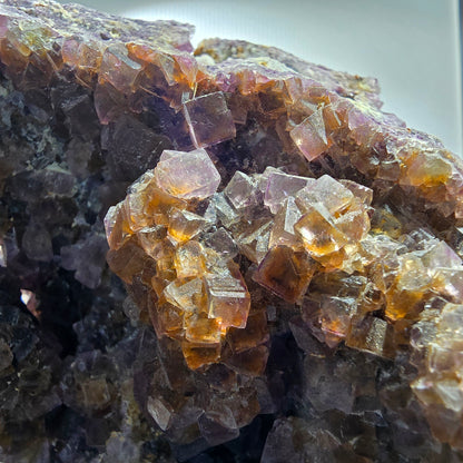 XXL Phantom Fluorite Cube Specimen Green Purple Okorusu, Namibia 173*132*98mm #12699