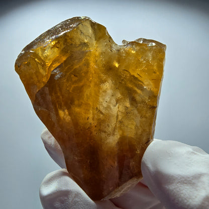 Natürlicher Honig Calcit Kristall, gelb orange Erongo, Namibia 56*44*28mm #12710
