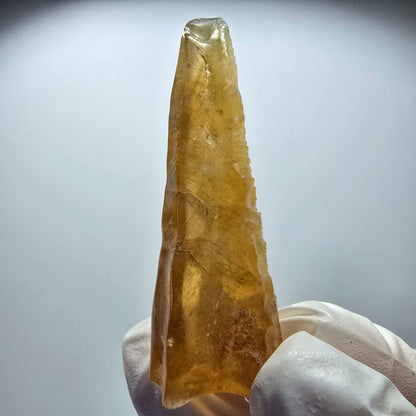 Natürlicher Honig Calcit Kristall, gelb orange Erongo, Namibia 56*23*17mm #12711