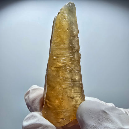Natürlicher Honig Calcit Kristall, gelb orange Erongo, Namibia 56*23*17mm #12711