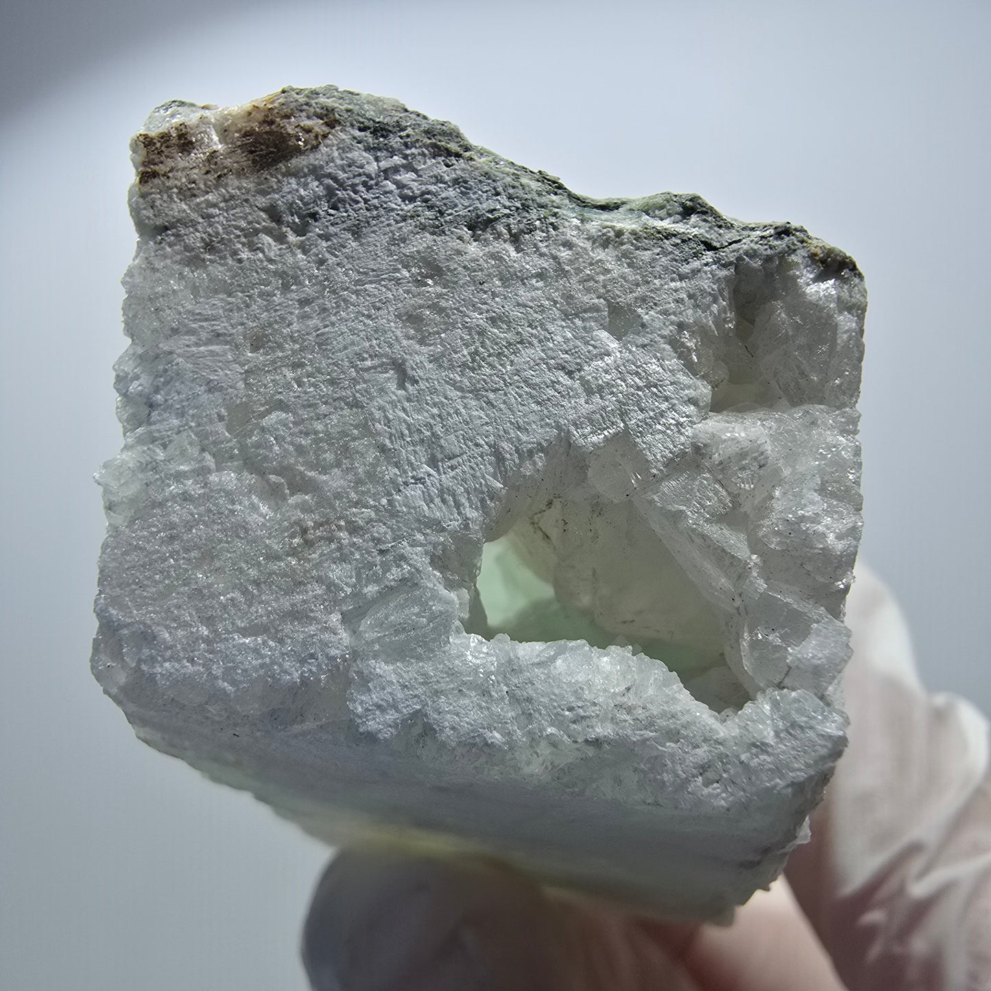 Prehnit, Calcit Würfel, Quarz auf Matrix Goboboseb, Namibia 67*32*28mm #12728