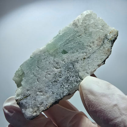 Prehnit, Calcit Würfel, Quarz auf Matrix Goboboseb, Namibia 67*32*28mm #12728