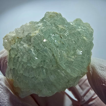 Prehnit Kugel, Quarz auf Matrix Stufe Goboboseb, Namibia 47*34*27mm #12759