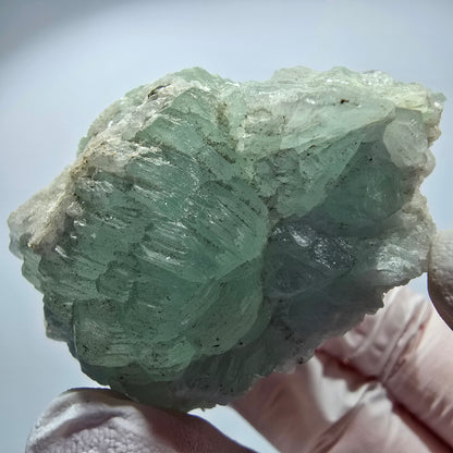 Rare Prehnite Sphere, Quartz Specimen - old find Goboboseb, Namibia 57*35*31mm #12764