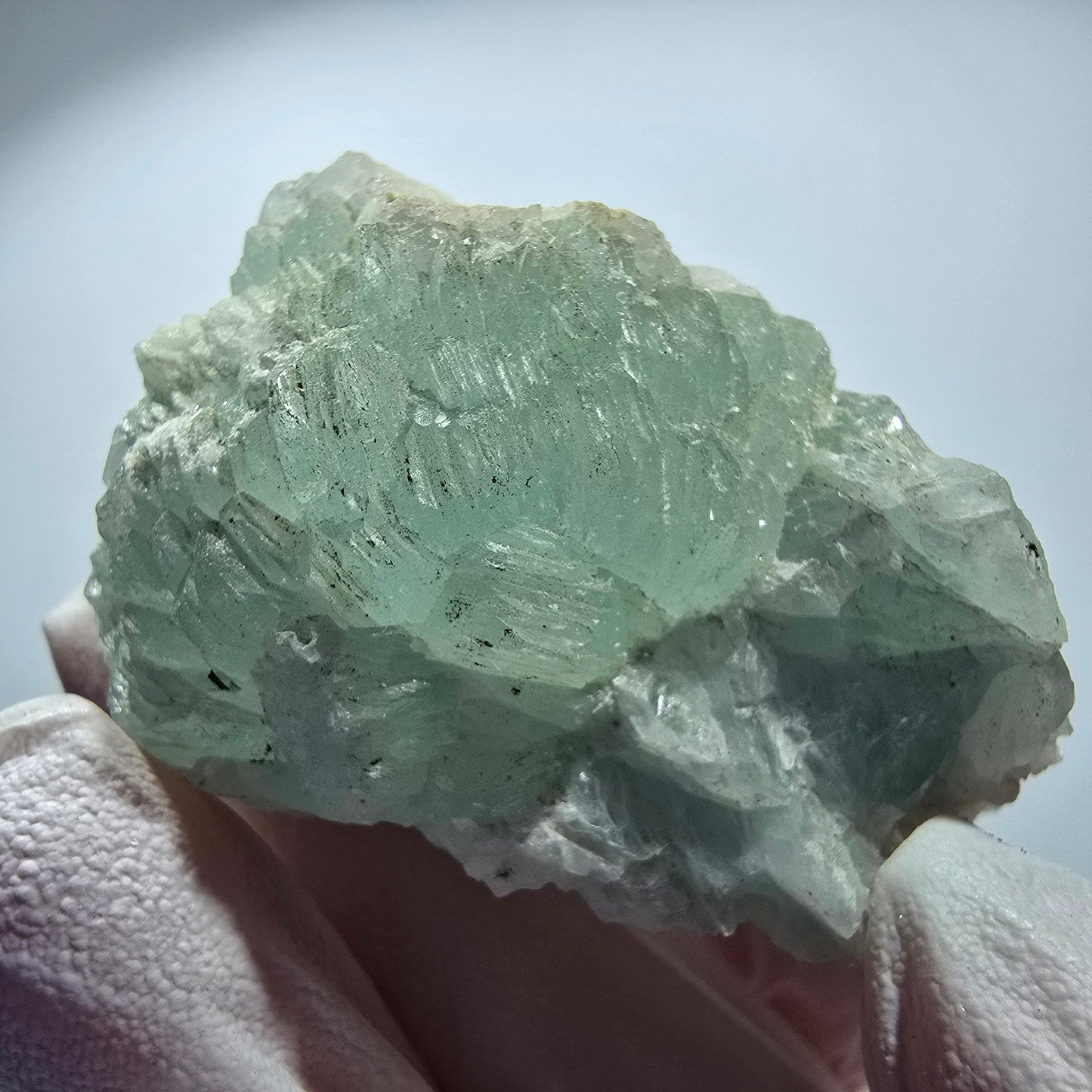 Rare Prehnite Sphere, Quartz Specimen - old find Goboboseb, Namibia 57*35*31mm #12764