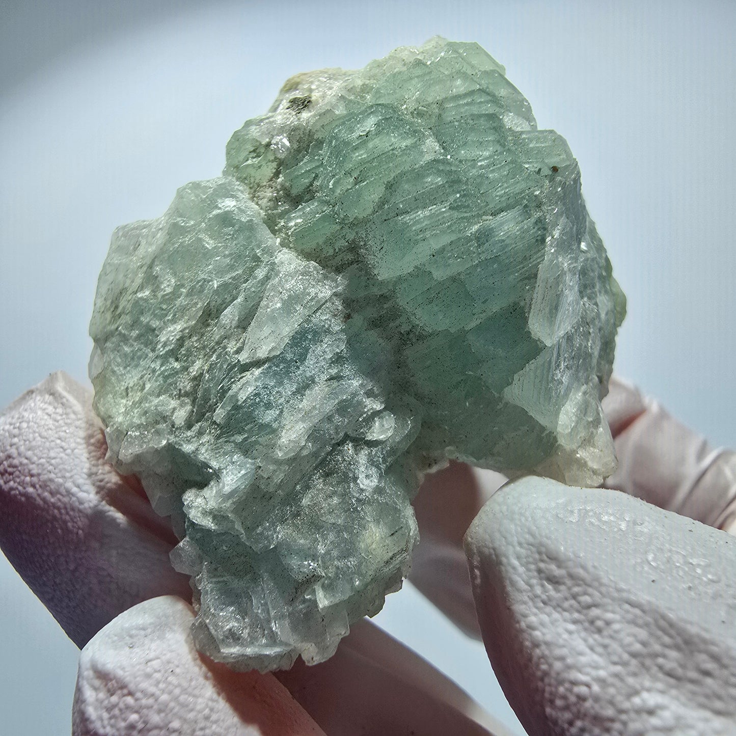 Rare Prehnite Sphere, Quartz Specimen - old find Goboboseb, Namibia 57*35*31mm #12764