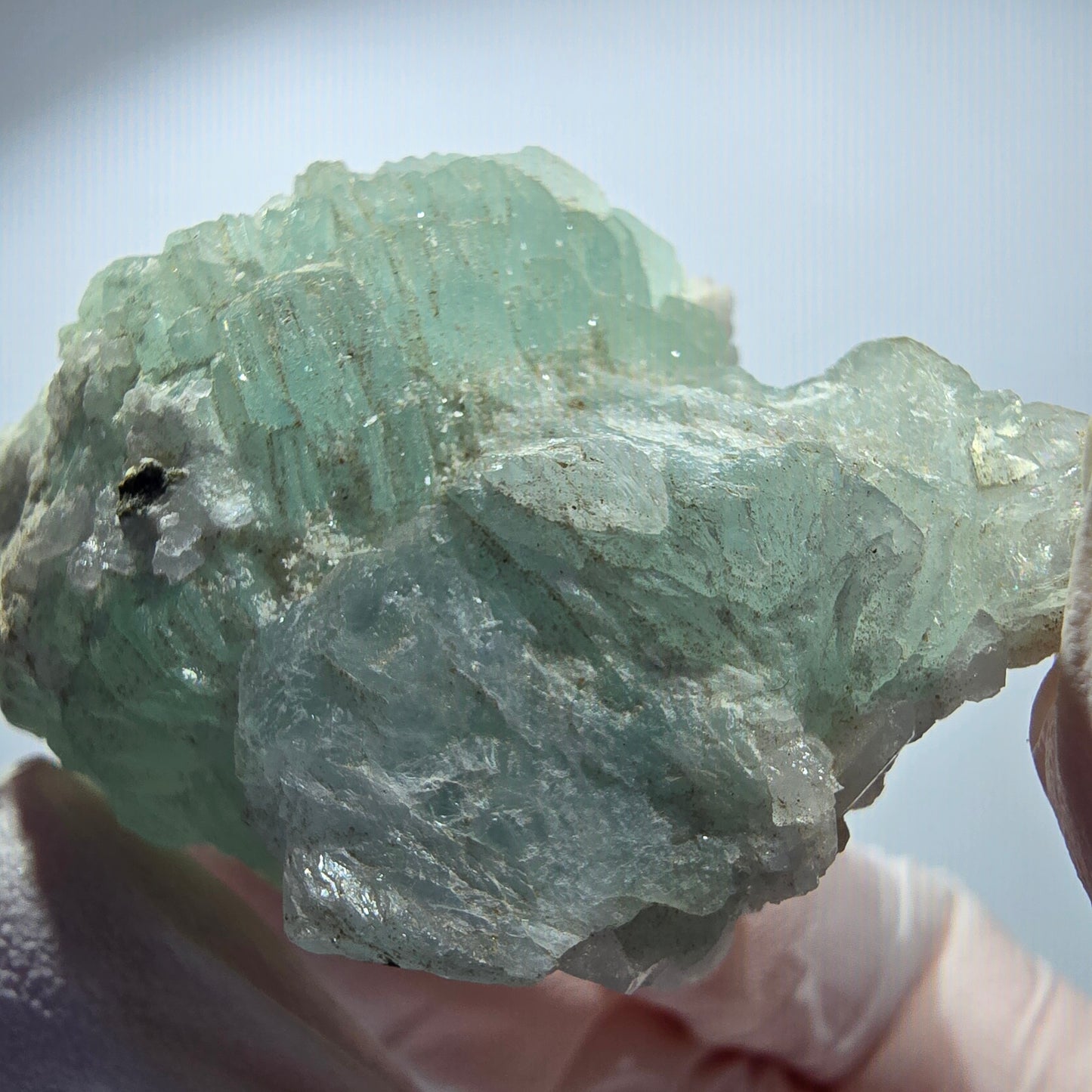Rare Prehnite Sphere, Quartz Specimen - old find Goboboseb, Namibia 57*35*31mm #12764