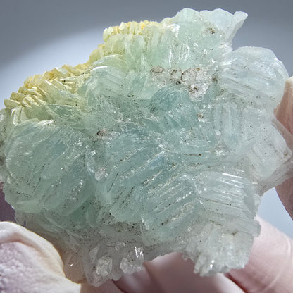 Prehnit Kugel, Epidot auf Matrix - alter Fund Goboboseb, Namibia 59*52*23mm #12772