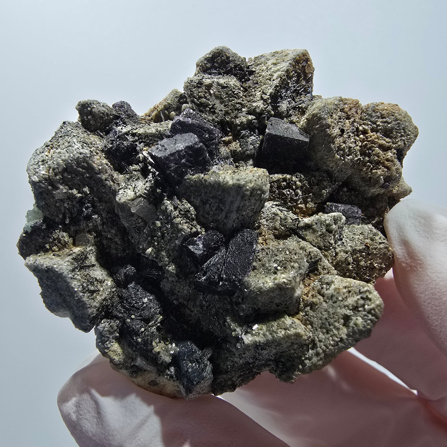 Fluorite, Goshenite, Tourmaline Schorl, Orthose Muscovite Erongo Namibie 51*44*29mm #12786