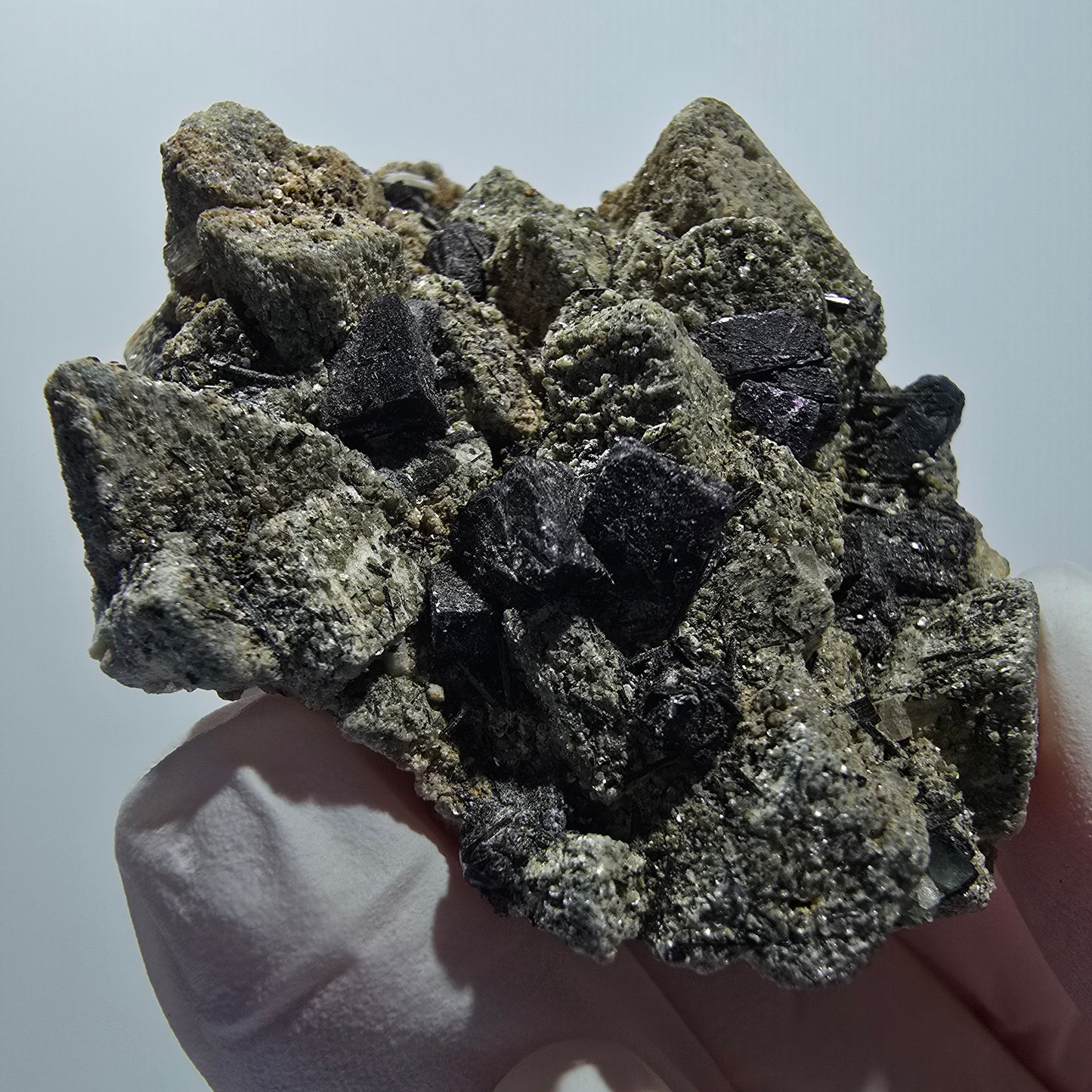 Fluorite, Goshenite, Tourmaline Schorl, Orthose Muscovite Erongo Namibie 51*44*29mm #12786