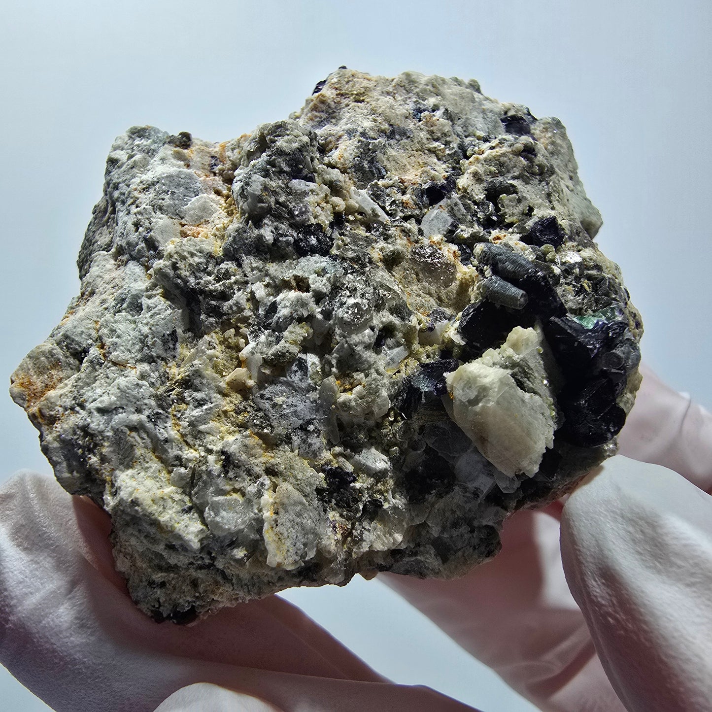 Fluorite, Goshenite, Tourmaline Schorl, Orthose Muscovite Erongo Namibie 51*44*29mm #12786