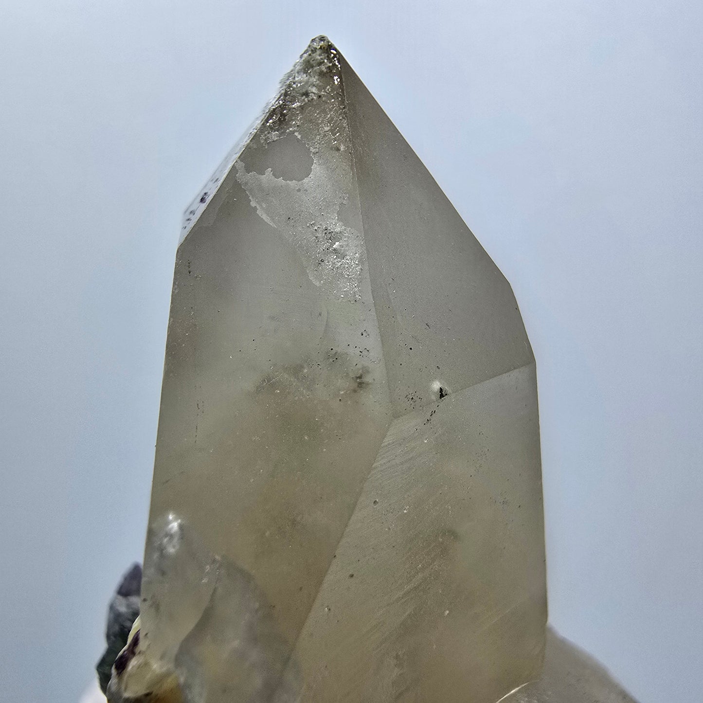 Seltene Rauchquarz, Phantom Fluorit, Hyalit Opal Stufe Erongo Namibia 51*35*32mm #12792