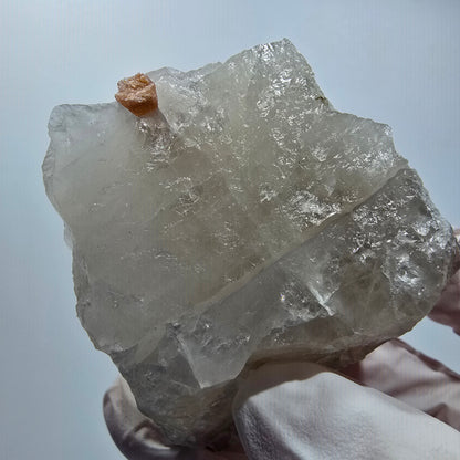 Seltene Elbait Turmalin auf Quarz Stufe Karabib, Namibia 50*49*48mm #12795