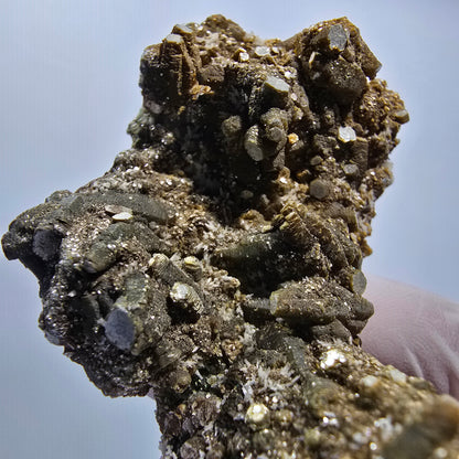 Rare Muscovite, Schorl Tourmaline, Hyalite Opal Specimen Erongo Namibia 70*43*40mm #12799