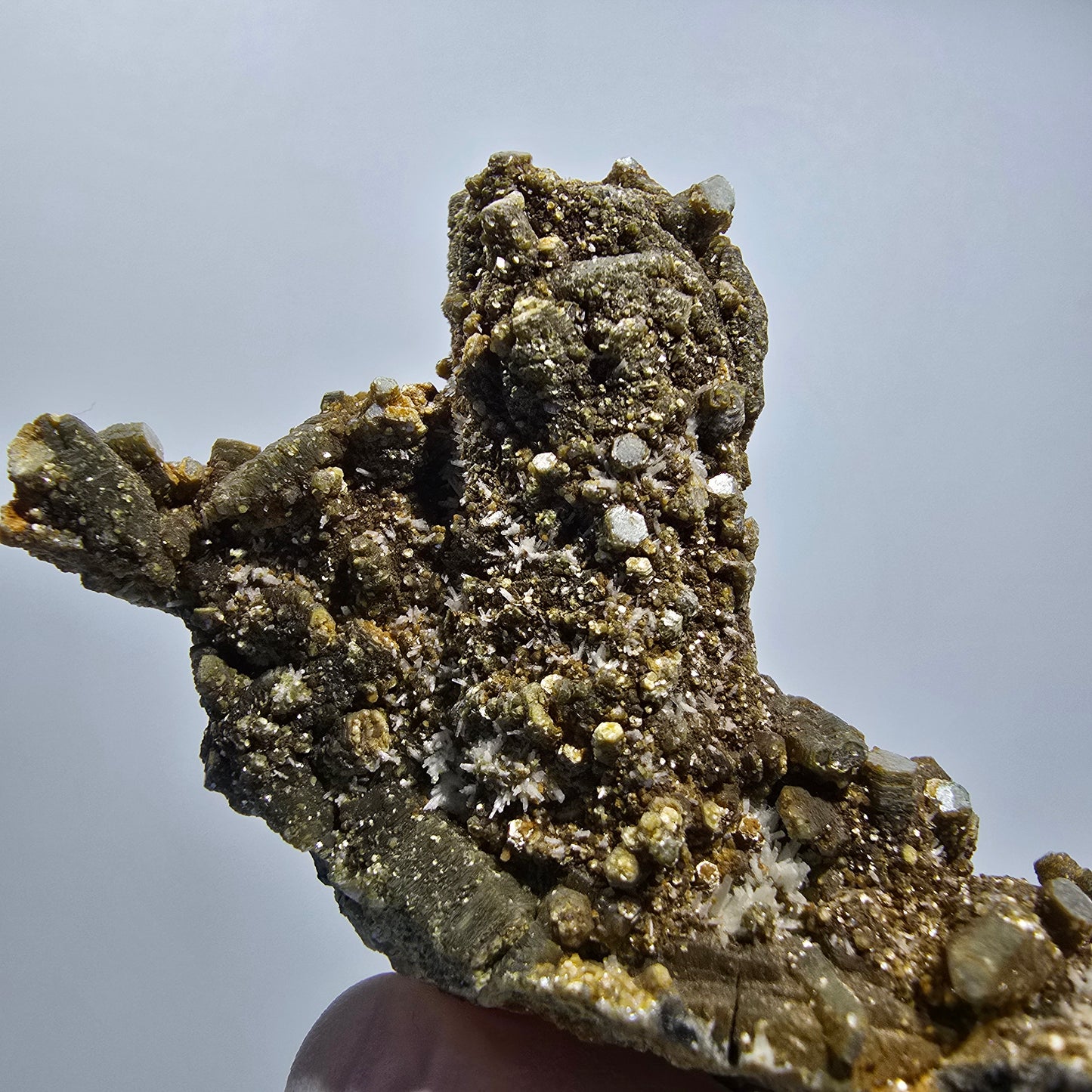 Rare Muscovite, Schorl Tourmaline, Hyalite Opal Specimen Erongo Namibia 70*43*40mm #12799