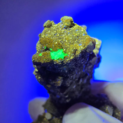 Rare Muscovite, Schorl Tourmaline, Hyalite Opal Specimen Erongo Namibia 70*43*40mm #12799