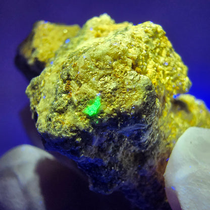 Seltene Muskovit, Orthoklas Hyalit Opal Stufe Erongo Namibia 46*44*40mm #12801
