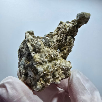 Seltene Muskovit, Orthoklas Hyalit Opal Stufe Erongo Namibia 46*44*40mm #12801