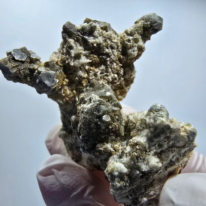 Seltene Muskovit, Orthoklas Hyalit Opal Stufe Erongo Namibia 46*44*40mm #12801