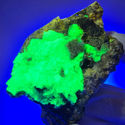 Muskovit, Rauchquarz, Schörl Turmalin, Hyalit Opal Erongo Namibia 62*47*25mm #12802