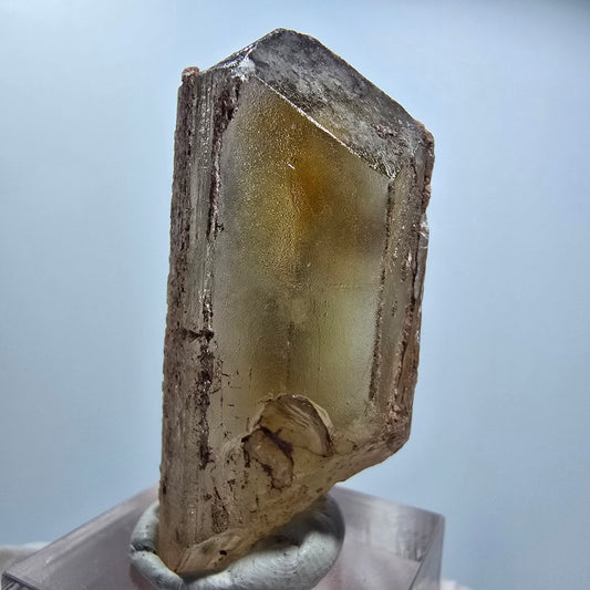Seltener Baryt X Kristall, braun gelb Brukkaros, Namibia 44*20*20mm #12807