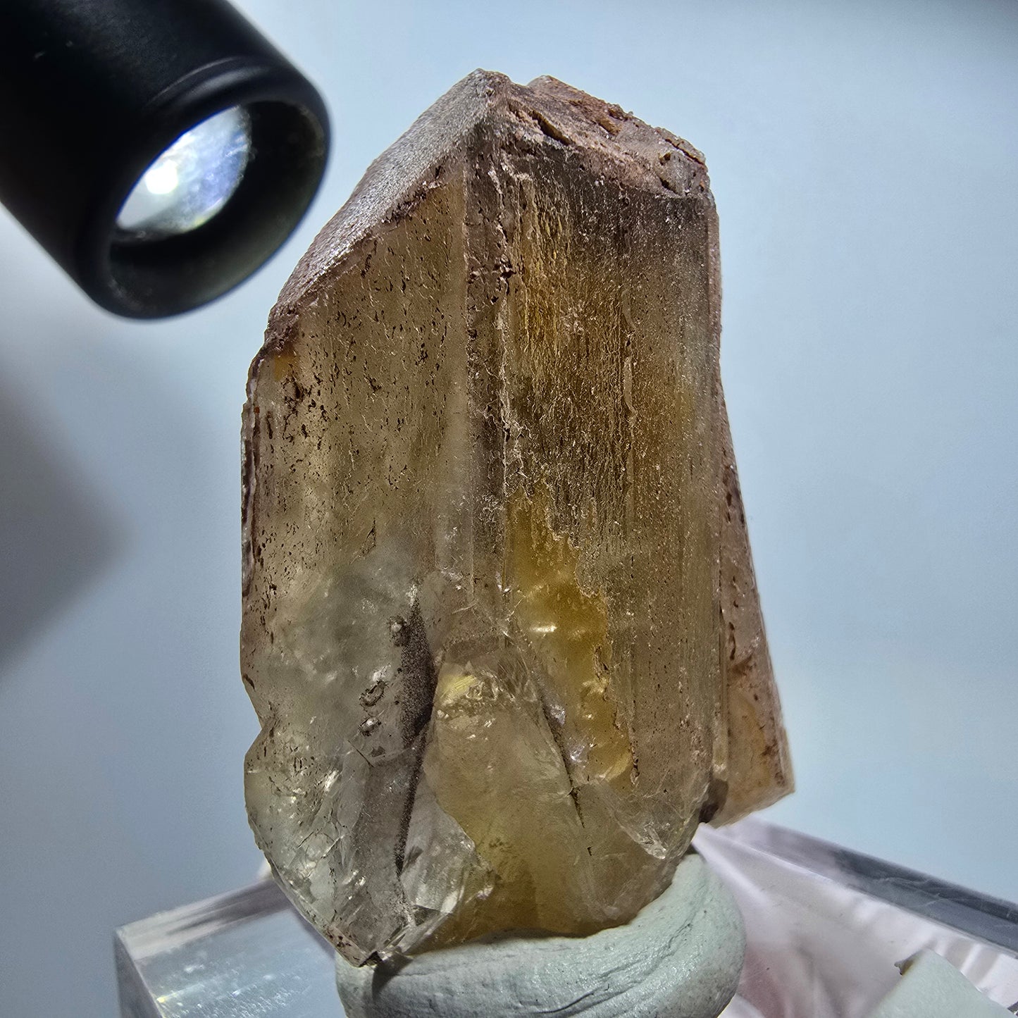 Seltene Baryt XX Stufe, braun gelb Brukkaros, Namibia 54*44*21mm #12808