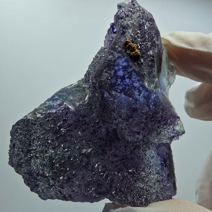 Seltene Phantom Fluorit Würfel Stufe, blau grün lila Omehane, Namibia 62*56*23mm #12814