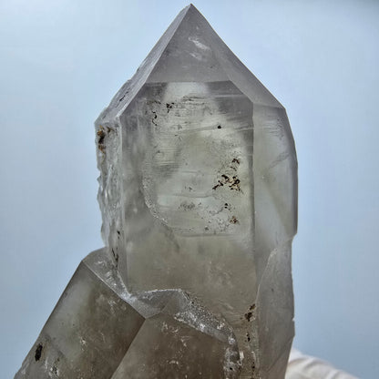 Skelett Rauchquarz mit Hyalit Opal Stufe Erongo, Namibia 72*44*36mm #12817