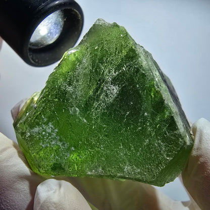 Phantom Fluorit Kristall, grün Erongo, Namibia 63*53*37mm #12820