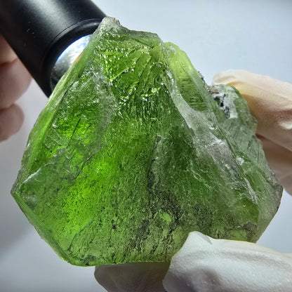 Phantom Fluorit Kristall, grün Erongo, Namibia 63*53*37mm #12820
