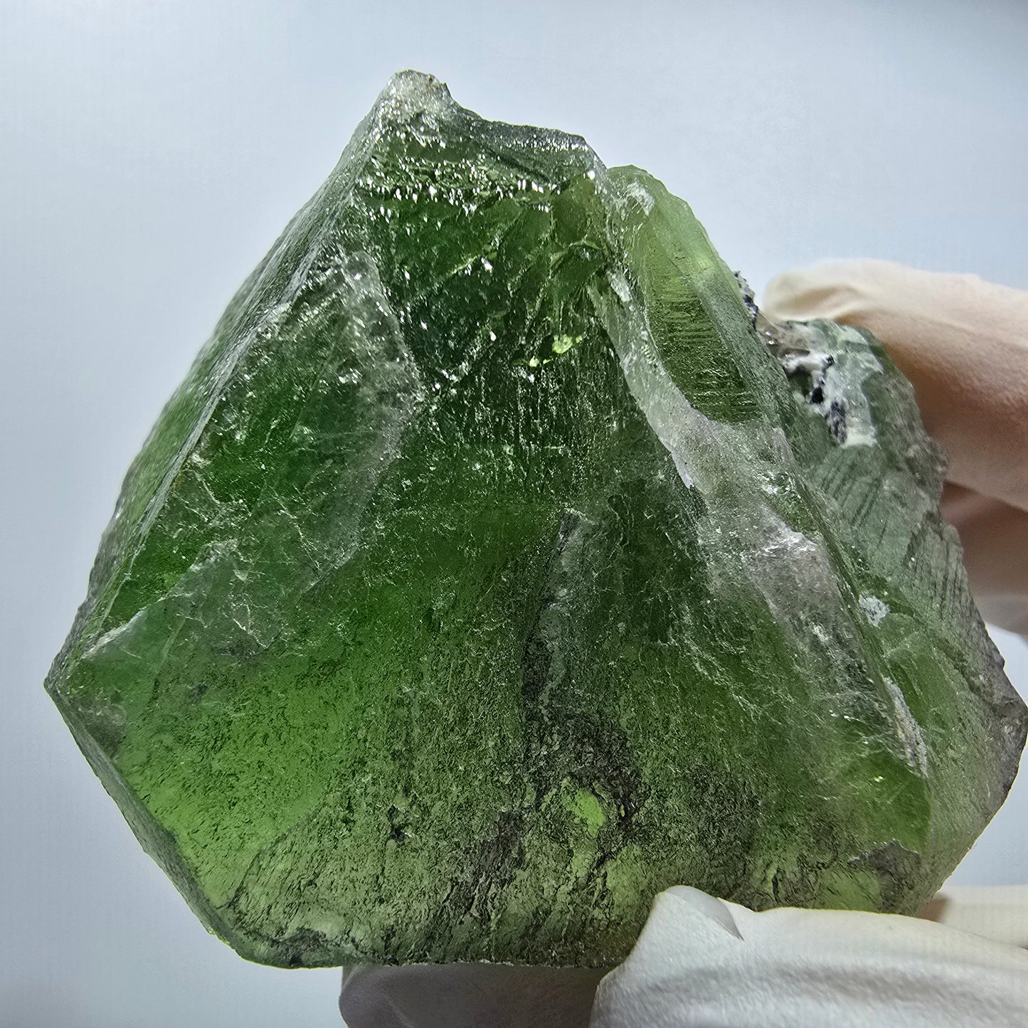 Phantom Fluorit Kristall, grün Erongo, Namibia 63*53*37mm #12820