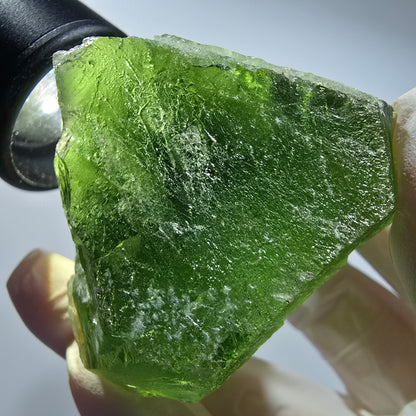 Phantom Fluorit Kristall, grün Erongo, Namibia 63*53*37mm #12820