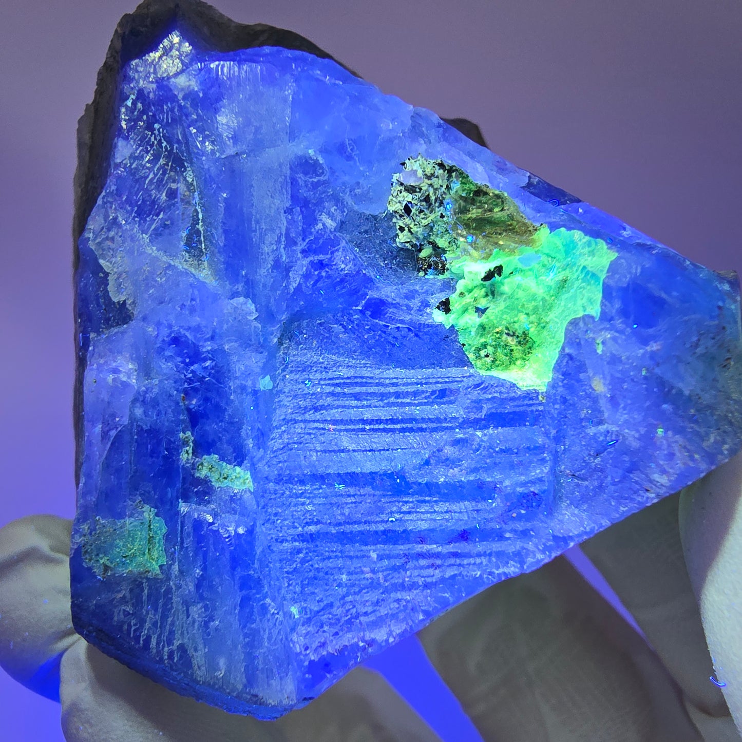 Phantom Fluorit Kristall, grün Erongo, Namibia 63*53*37mm #12820