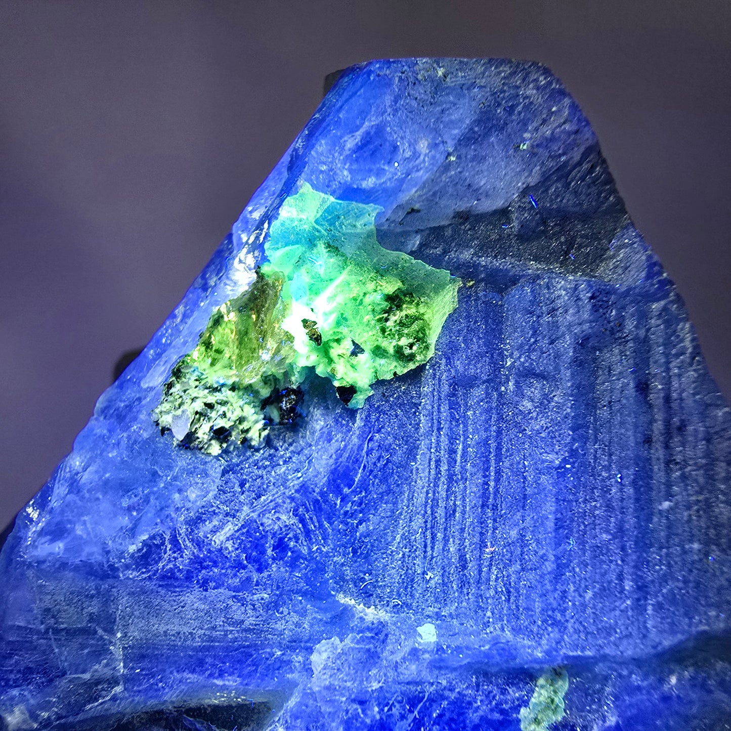 Phantom Fluorit Kristall, grün Erongo, Namibia 63*53*37mm #12820
