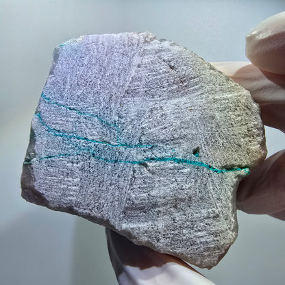 Dioptas auf Quarz Stufe Kaokoveld, Namibia 73*53*51mm #12824