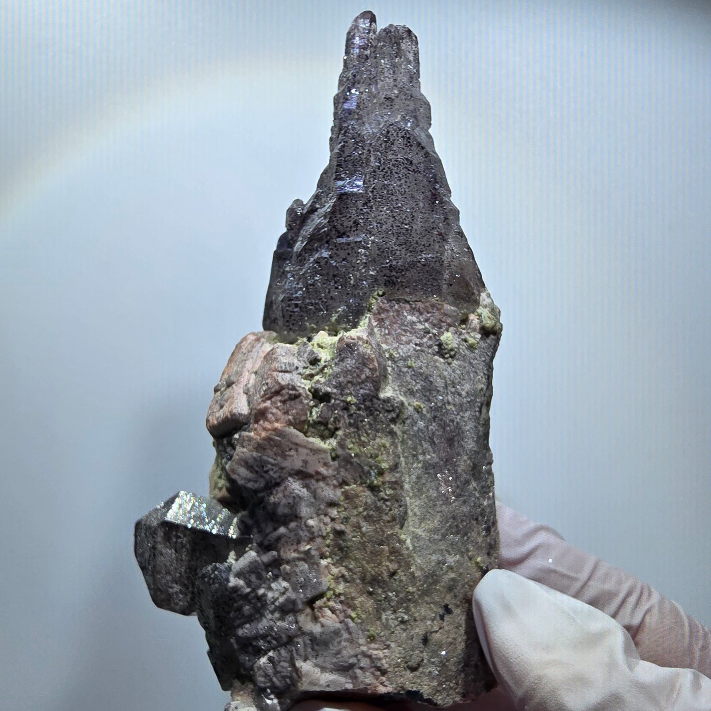 Große Skelett Rauchquarz auf Orthoklas Stufe Erongo, Namibia 115*64*30mm #12825