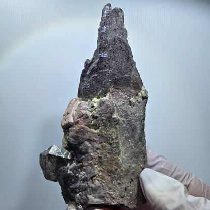 Große Skelett Rauchquarz auf Orthoklas Stufe Erongo, Namibia 115*64*30mm #12825