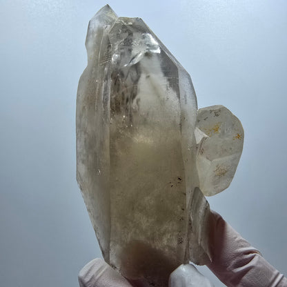 Klare Skelektt Rauchquarz, Hyalit Opal Stufe Erongo, Namibia 103*58*34mm #12841