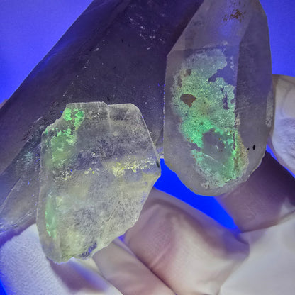 Klare Skelektt Rauchquarz, Hyalit Opal Stufe Erongo, Namibia 103*58*34mm #12841