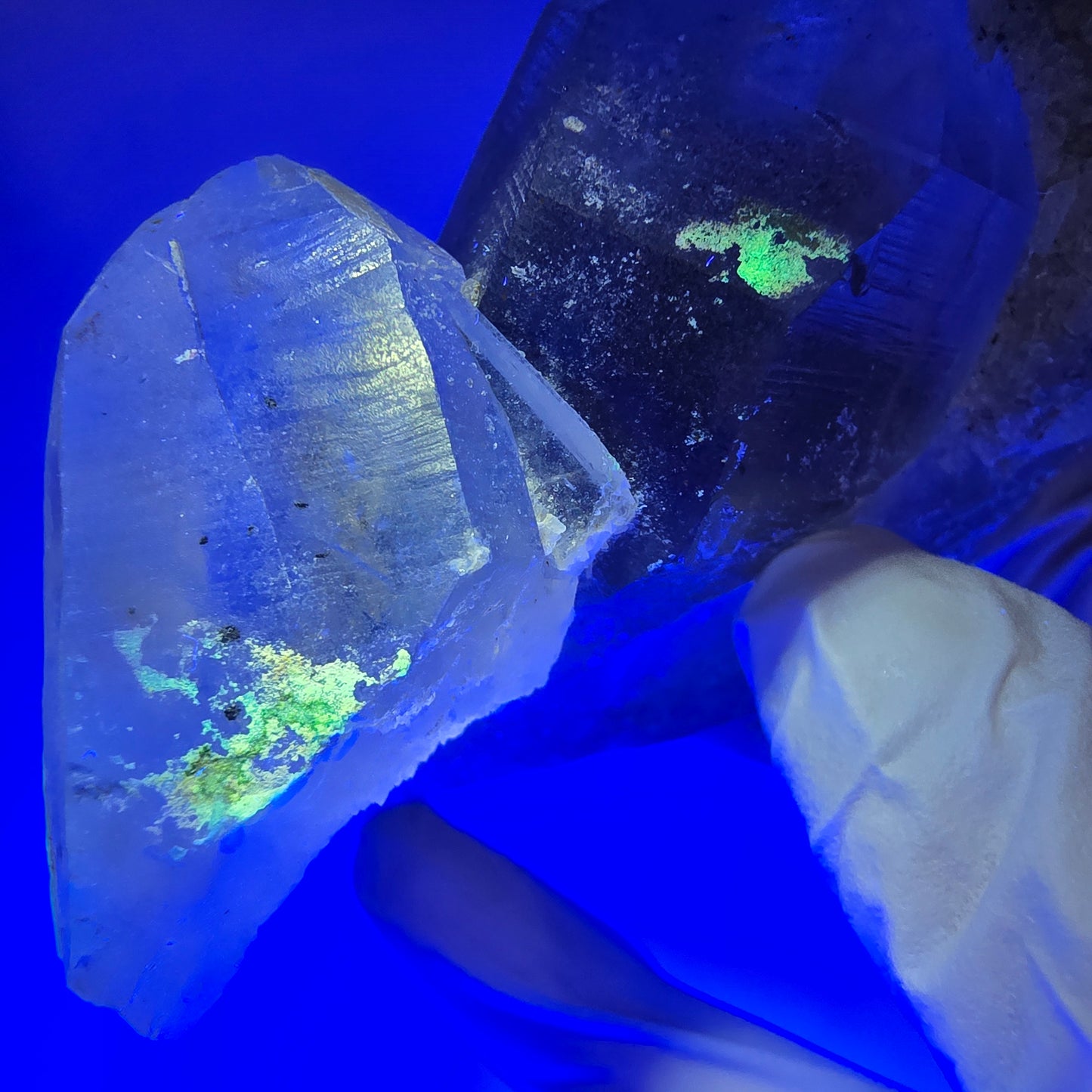 Klare Skelektt Rauchquarz, Hyalit Opal Stufe Erongo, Namibia 103*58*34mm #12841