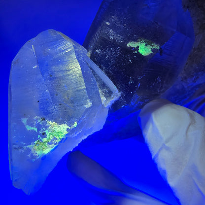 Klare Skelektt Rauchquarz, Hyalit Opal Stufe Erongo, Namibia 103*58*34mm #12841