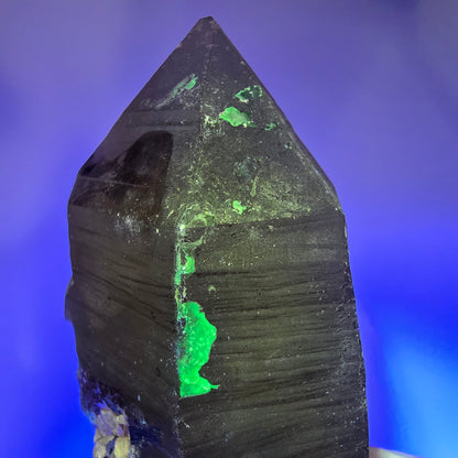 XL Rauchquarz, Fluorit, Schörl Turmalin, Hyalit Opal, Muskovit Erongo, Namibia 127*65*48mm #12842