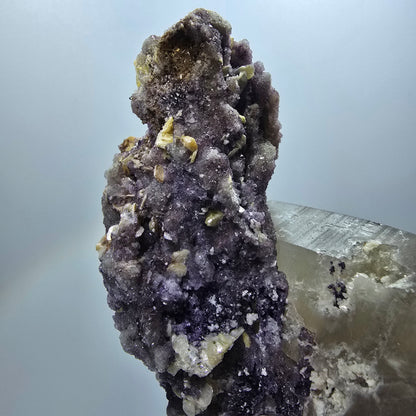 Rauchquarz, Fluorit, Schörl Turmalin, Hyalit Opal, Muskovit Erongo, Namibia 74*64*71mm #12843