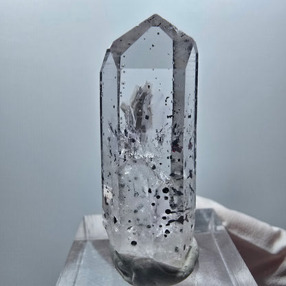 Enhydro Harlekin Phantom Amethyst, 1x Blase Streep Mine Goboboseb Namibia 38*15*12mm #12858
