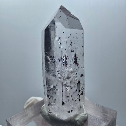 Enhydro Harlekin Phantom Amethyst, 1x Blase Streep Mine Goboboseb Namibia 38*15*12mm #12858